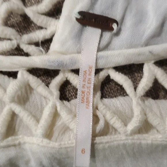 Free People Blue and Cream Mini Dress - Picture 13 of 13